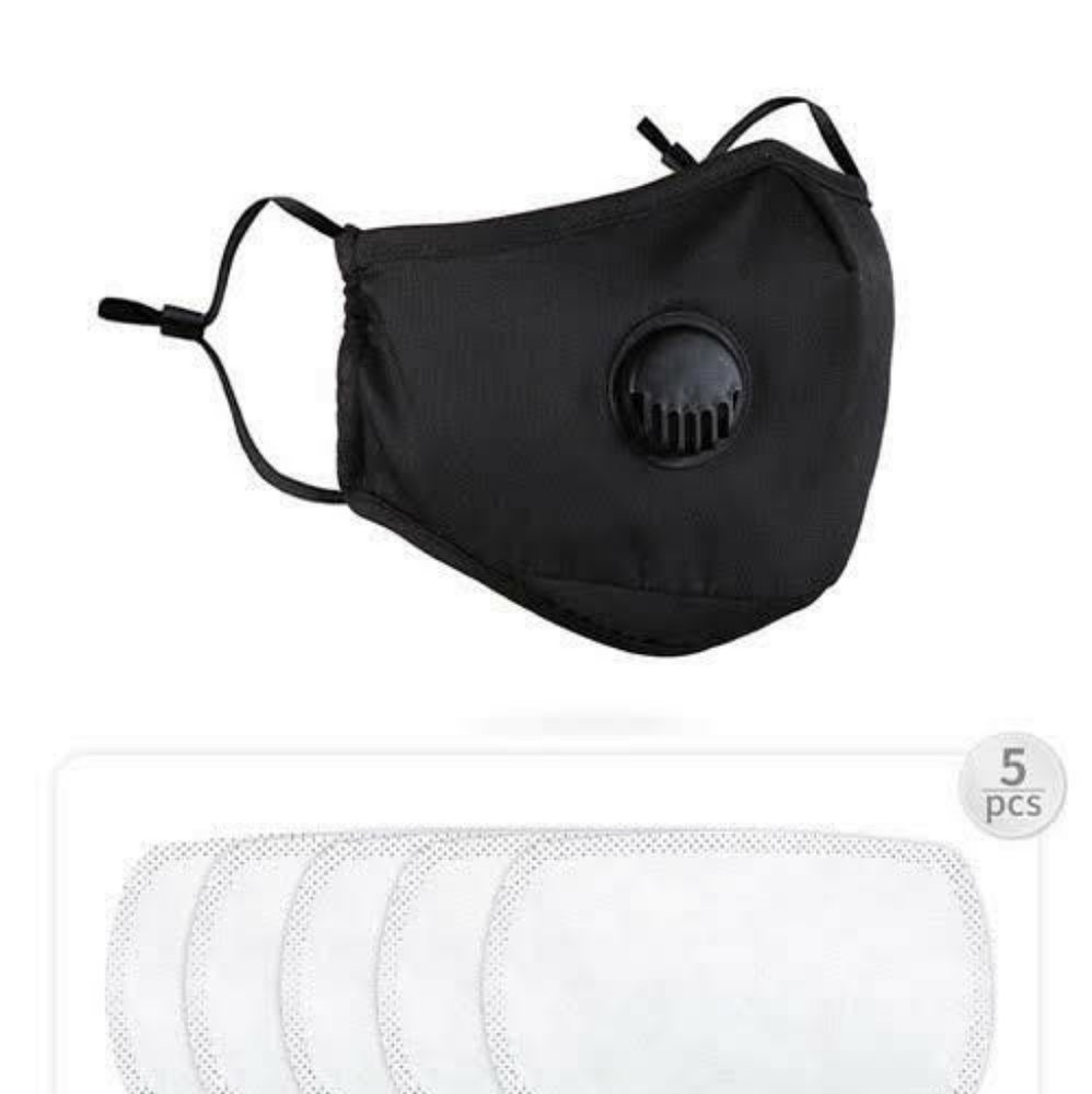 Unisex WASHABLE MASK PM2.5  W/1 FILTER